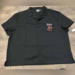 Coors Banquet Beer “Rodeo” Short Sleeve Western Shirt Button Down - Size XL New